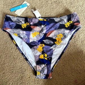 cupshe, large, mix of blues with some yellow and hints of pink